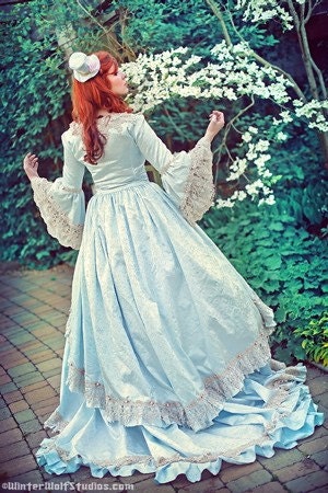 Alice in Wonderland Marie Antoinette Fantasy Gown Custom