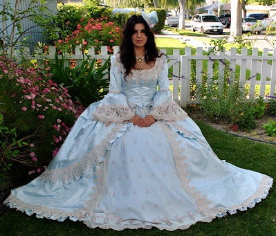 Alice in Wonderland Marie Antoinette Fantasy Gown Custom
