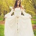 Gwendolyn Medieval or Renaissance Fairy Wedding Gown Velvet and Lace Custom