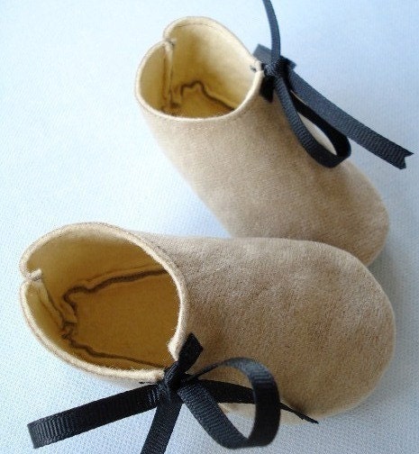 SALE - PDF ePattern - Penguin and Plain Baby Shoes Sewing Pattern