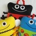 Toy Sewing Pattern - PDF ePATTERN for Beetle, Bee and Ladybug Pillows
