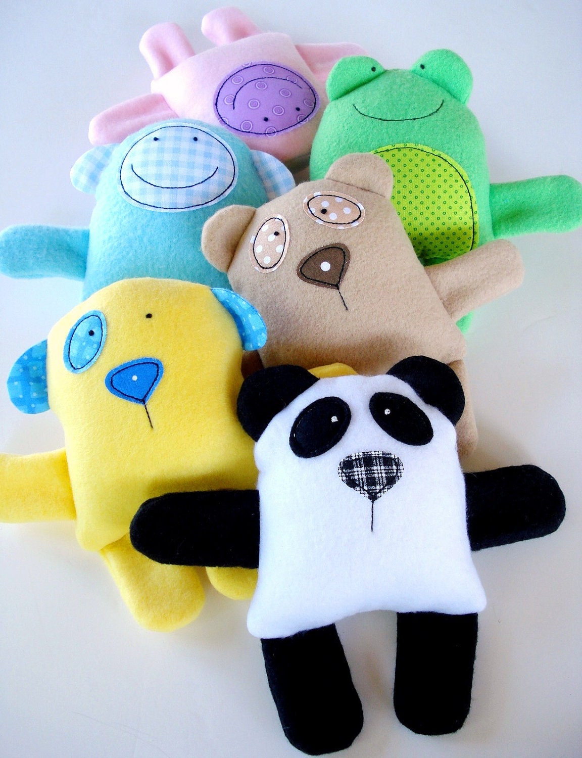 Toy Sewing Pattern - PDF ePATTERN for Baby Animal Softies