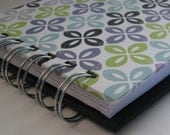 Internet Password Log with Lavender & Mint Green Print Colorful Cover