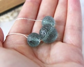 Sea Blue Murano Glass Bead Necklace - 'Ocean Drive'