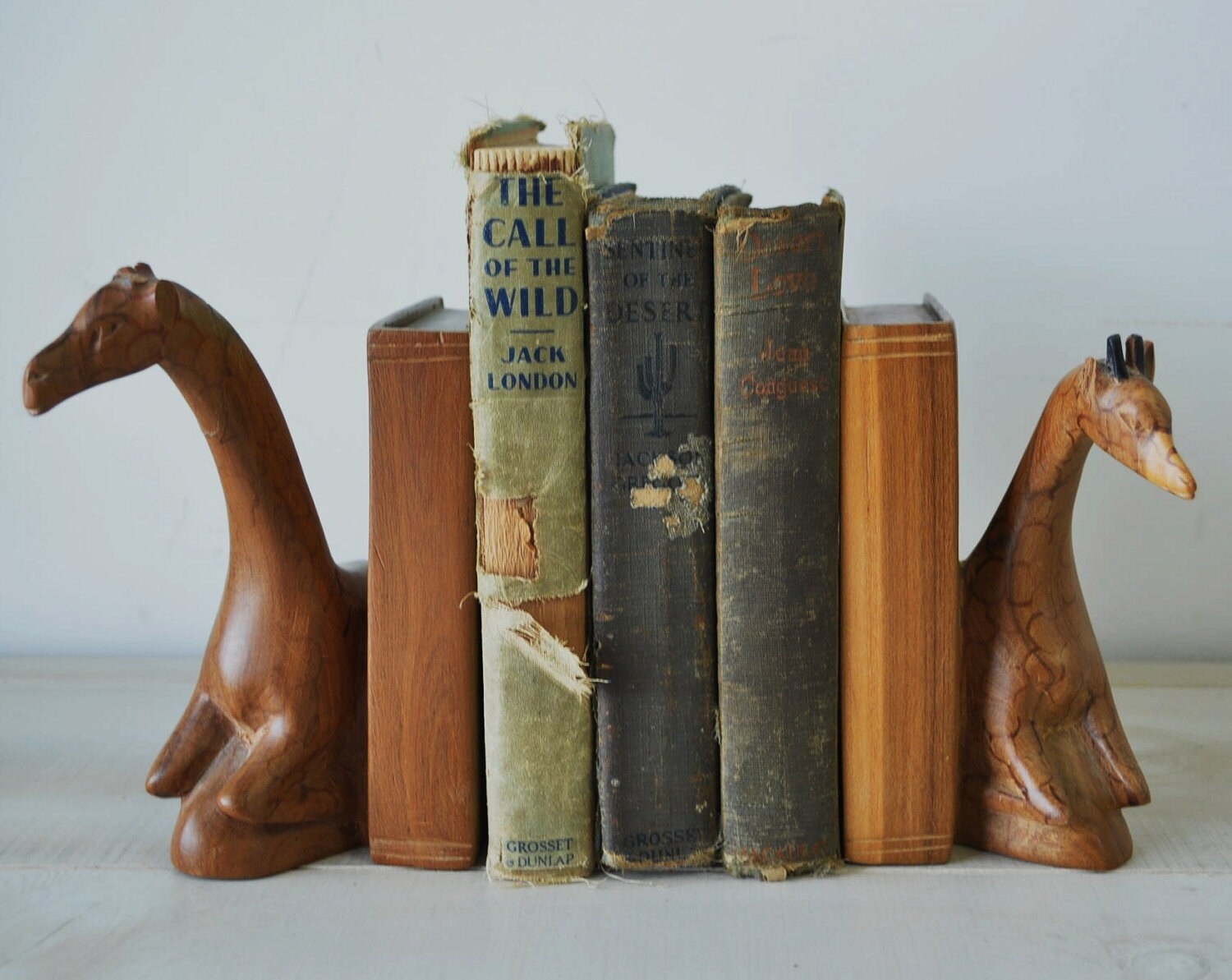 Giraffe Bookends