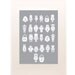 Robot Alphabet Poster - White