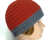 Handmade Hat, Beanie - Oxford Paprika