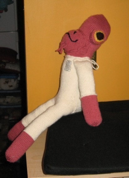 STAR WARS Admiral Ackbar Sock Monkey Knitting Pattern PDF