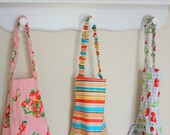 Child's Little Chef Apron--Rainbow Stripes
