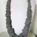 Downtown recycled t shirt necklace/RESERVED FOR Kfh04 Kfh04
