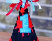 My First Birthday Party Hat with Streamers