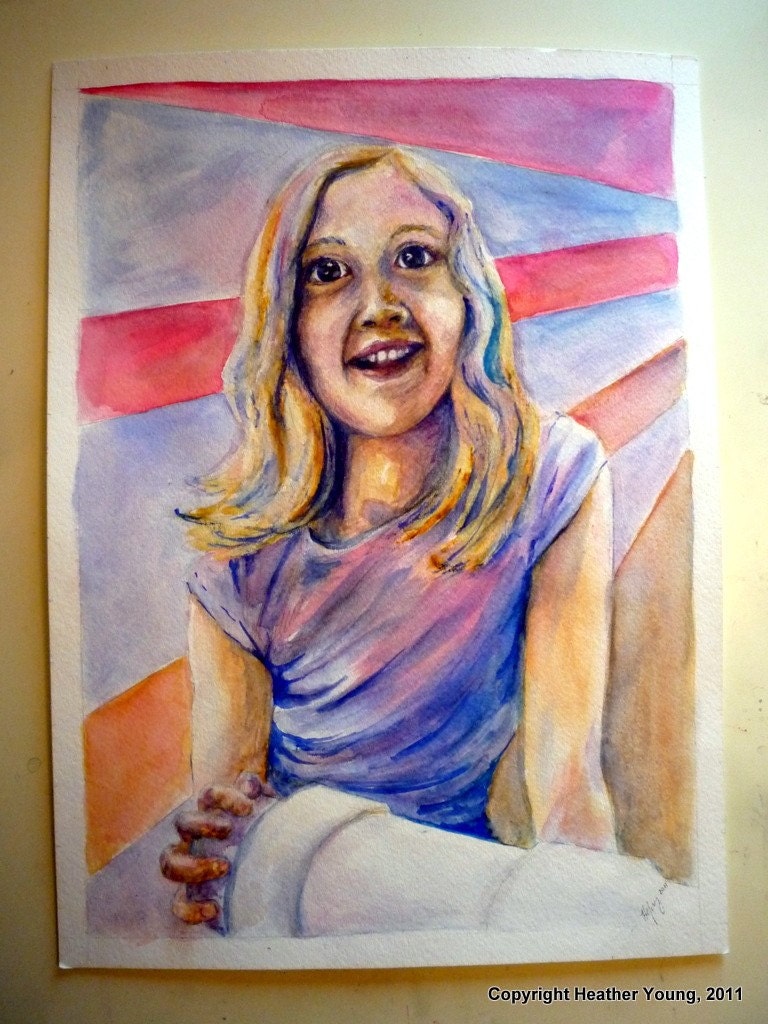 Original 11in by 15 in watercolor