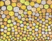 Buttons in gold- Kaffe Fassett Fabric