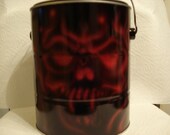 Skull and Flame Custom Tattoo Inspired Crafter Can