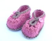 BABY Booties KNITTING PATTERN Instant Download Summer Sorbet Baby Shoes
