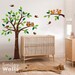 Forest Tree and Branch with Squirrels Owls and Birds Wall Decal - Kids Children Nursery Vinyl Wall Art  Decal Set