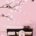 Two Spring Branches and Birds - Kids Nursery Vinyl Wall Decal Sticker Room Decor