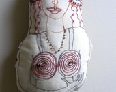 Lulu the erotic dancer - Textile art