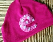 Let's get personal.  Adorable cotton hat for newborns.  Perfect for twins.