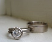 950 palladium  Lady and Gent Set