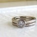 Diamond Pacific Ring wedding set