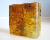 SOAP- Honeysuckle Calendula Soap- Handmade Soap - Vegan Soap - Glycerin Soap- Soap Gift - 2013 trends