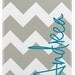Personalized chevron with name iphone case