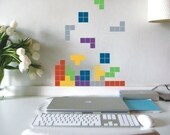 Falling Blocks - Wall Decal