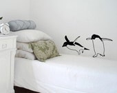 Two Funny Penguins - Wall Decal