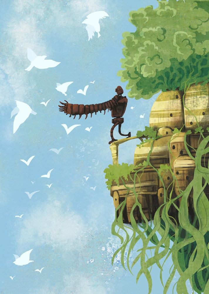Lonely Guardian 8x12 mini poster print