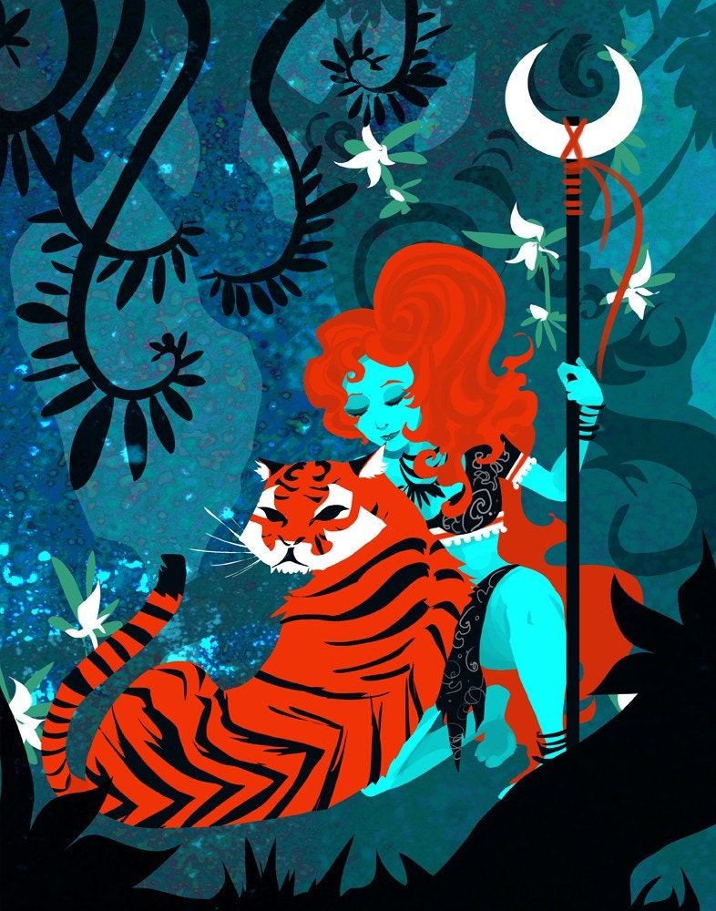 Fiery Tiger Warrior