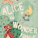 Alice in Wonderland Lit poster 12x18