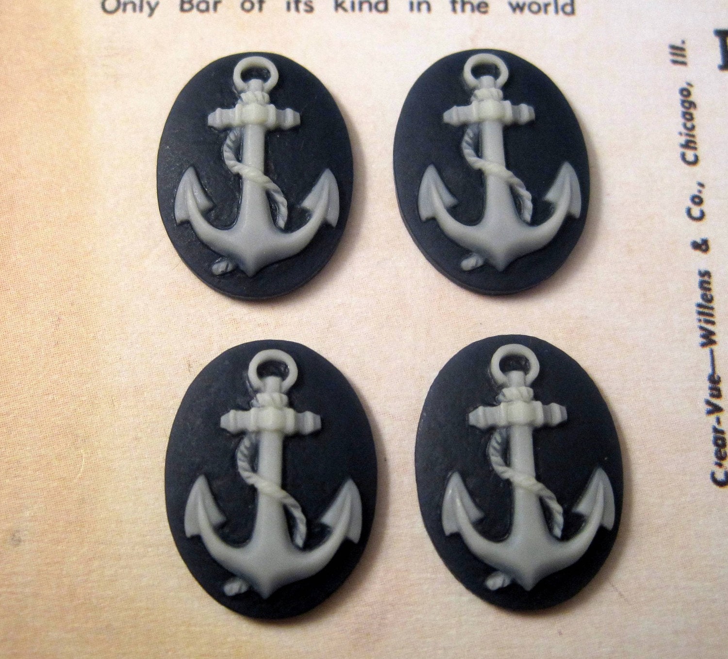 18x13mm Anchor Cameos(4)-L567
