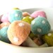 ON SALE Wool Needle Felted 8 Pastel Mushrooms Toadstools Home Decor Spring was 22 dollars now 16 dollars