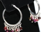 Cranapple Chandelier Earrings