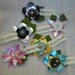 Foiled Flower Die Cut Embellishments