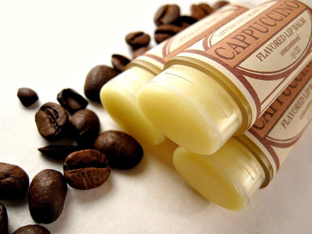 Cappuccino Lip Balm - Coffee Lip Balm - Unsweetened