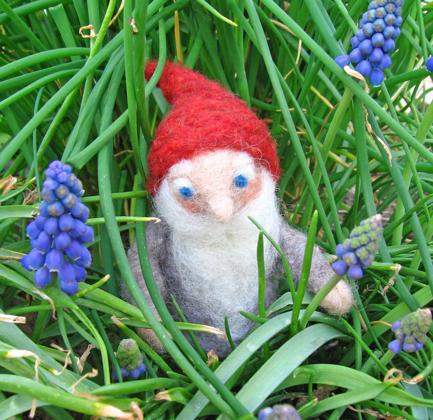 Tomti Tomten Needle Felted Wool Gnome