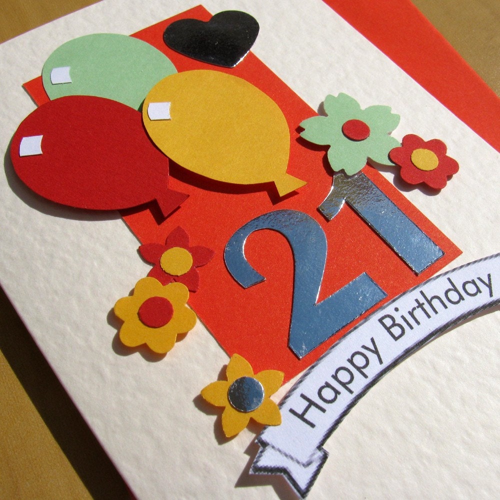 Happy 21st Birthday Card