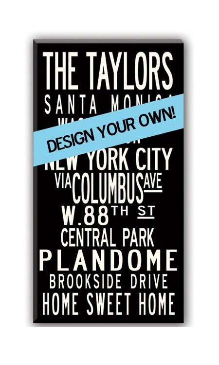 DESIGN YOUR OWN Destination Wall Art, Gallery-Wrapped Canvas, 22x42