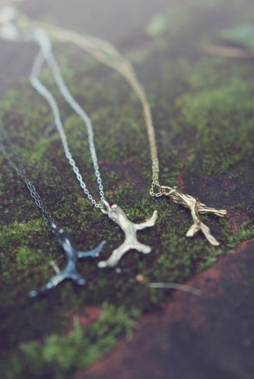 Gold Branch Necklace