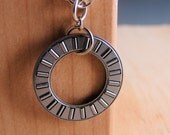 Statement  Necklace Pendant Steampunk Hardware Jewelry Industrial Ball Bearing