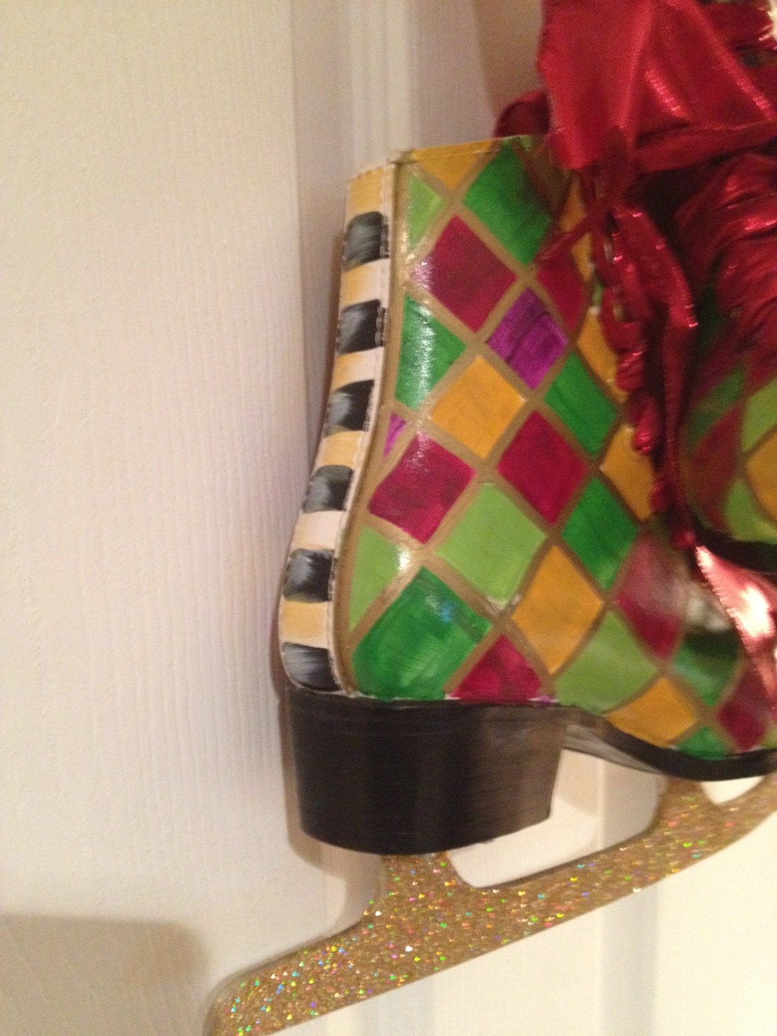 Hand Painted Ice Skates