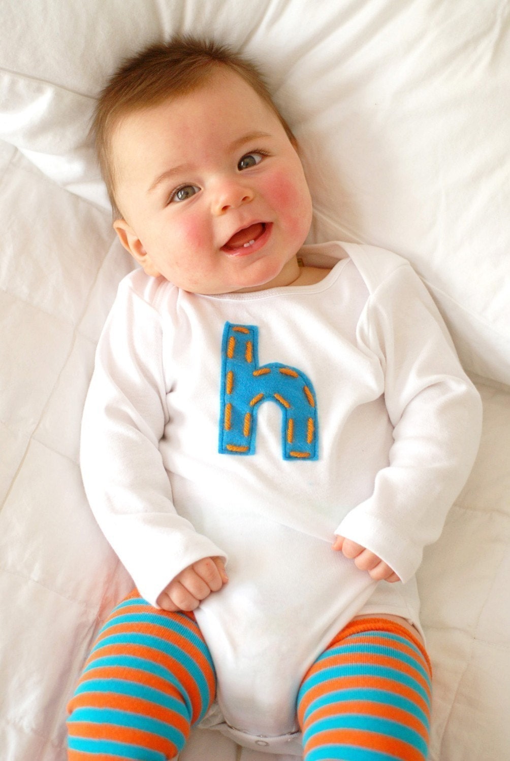 One Piece CREATE YOUR OWN  l o n g  sleeve super cute. 3/6/12/18/24 month sizes