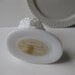 Vintage Avon Milk Glass Cornucopia Decanter
