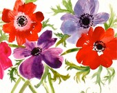 Anenomes - original painting