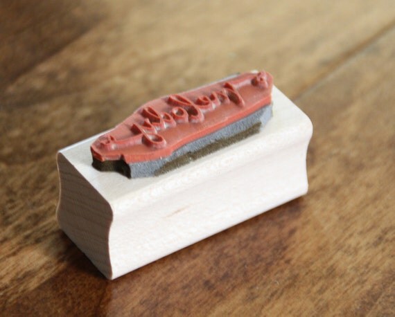 Name Stamp (Red Rubber)