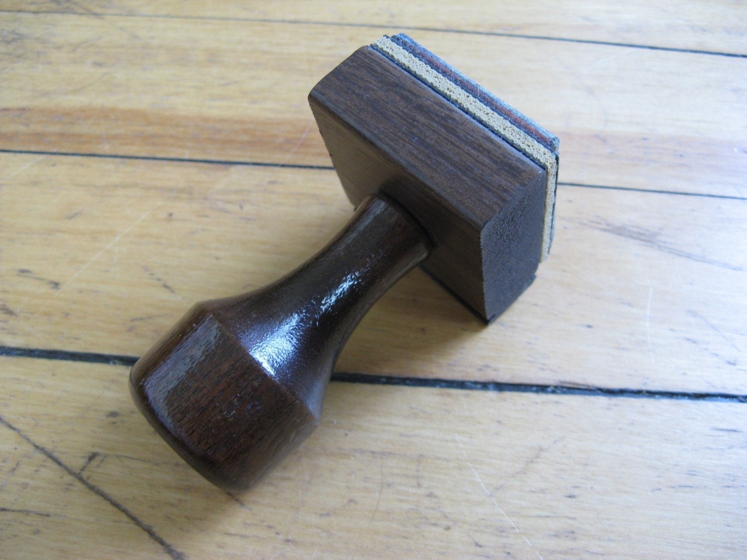 Wedding Vintage Address Stamp (Polymer with Wood Handle)
