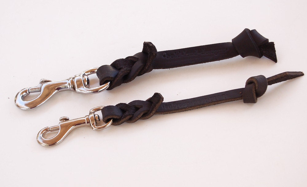 BLACK Leather Training Tab --a must-have training tool