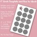 How To Make Bottle Cap Collage Set eBook PDF Tutorial plus 1" Circle Template PNG 4x6